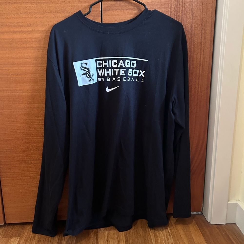 Nike Black Chicago White Sox Long Sleeve Shirt